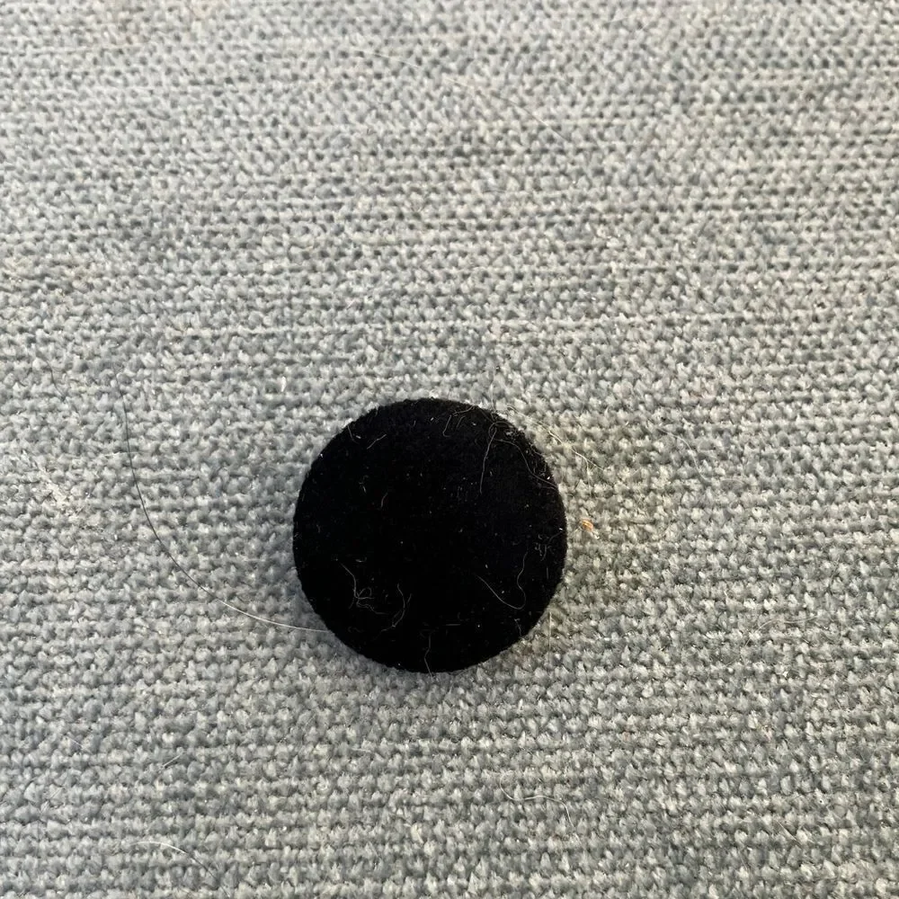 Black Velvet Button